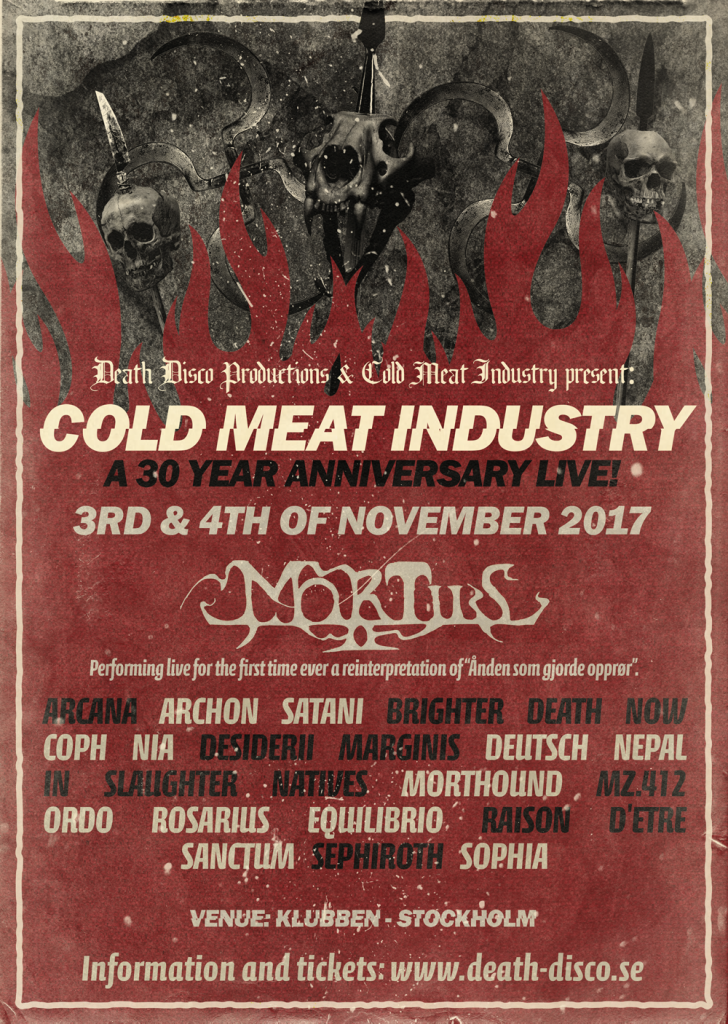 Cold meat 2023. Cold meat industry - the 35th Anniversary. Maschinenzimmer 412 Cold meat Festival.